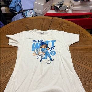 Charlie Hustle Bobby Witt Cream Graphic Tee